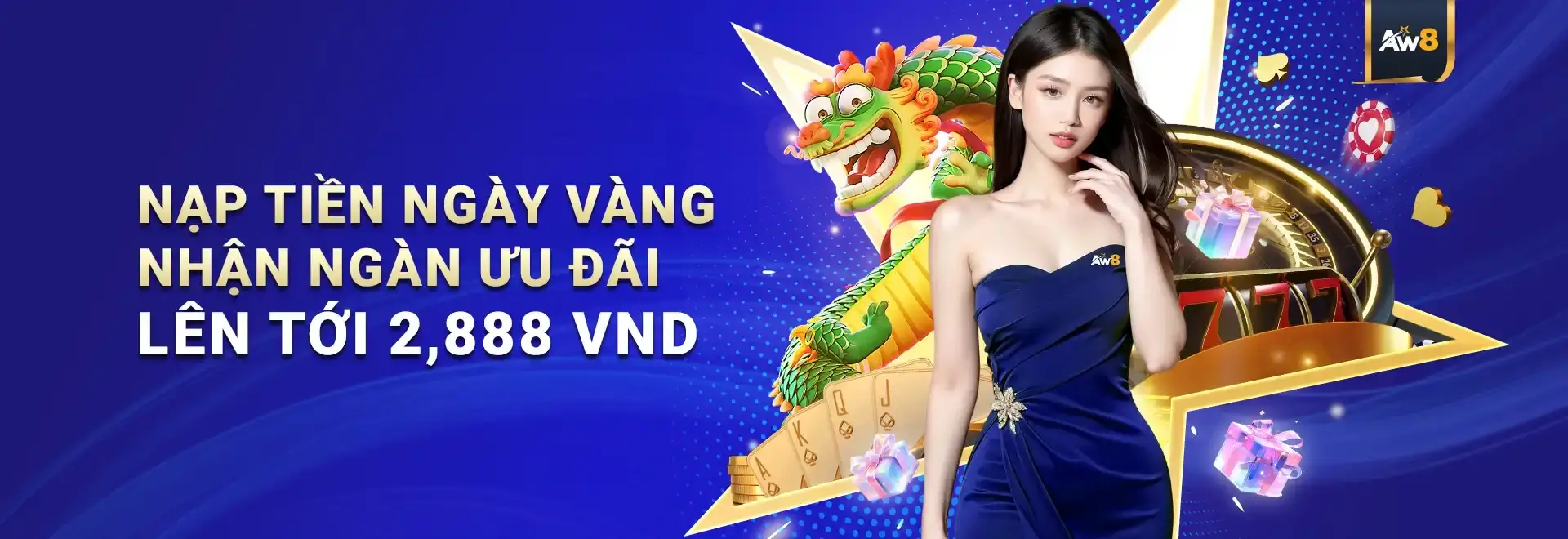 Aă8pro7 Nạp tiền ngày vàng nhận thưởng đến 2.888k